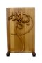 Bismillah Arabic Calligraphy CNC-Carved Wooden Plaque, Islamic Home Decor, Spiritual Gift, with Stand