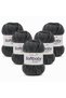 Softbaby (Velvet) Hand Knitting Yarn (5 Yumak) 555 Dark Gray