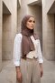 شال قطني ممشط عملي يومي مضاد للانزلاق، PS-60، شوكولاتة - 5