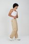 Unisex Cotton Y2K Pleated Elastic Adjustable Waist Baggy Pants