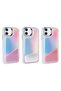 iPhone 12 Case with Airbag Colorful Back Surface Bead Design Brsa Sand Cover - Purple - 3