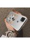 Oppo A15/A15S Compatible Hard Acrylic Back Silicone Edge Lens Protection Case - 4