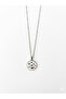 Lucky Motif Round Plate Necklace