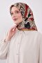 Dreamy Floral Pattern Sparkling Crystal Scarf