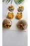 Sunflower Hand Knitted 6-Piece Organic Hair Accessory Suitable for All Ages - 4