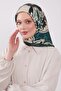وشاح كريستالي لامع بنمط زهرة هايال - 3
