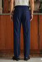 Men's Pleated Old Money Classic Fabric Trousers Comfortable Fit Summer Wear - 3