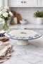 Vintage Garden Cake Stand-33 cm Tkebt Blue - 2