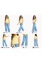 Festive Muslin Shirt and Jeans Girls' Set Ages 5-14 - 2