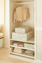 2 Pieces Children's Room Dinosaur Under-Bed Suitcase Organizer Box with Support 31X38X12 + 45X55X18 - 2
