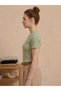 Semi Fit Cotton Striped Women's T-Shirt - 3