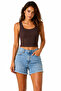 Women's Sleeveless Ribbed Crop Tank Top