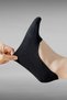 2 Pack Women's Laser Cut Invisible Ballerina Socks Cotton - Non-Slip Heel Bolero Cotton Sole Socks - 2