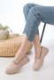 Cream Women's Ballerina Casual Shoes Walking Shoes Sneakers Mother's Shoes - 2