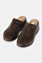 Women's Brown Suede Daily Wedge Heel Sandals - 2