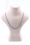 Lapis Lazuli Stone Necklace Natural Stone Faceted Cut 2-3 mm