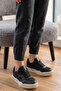 Premium Series – Thick Sole Black Women's Sneaker - 2