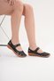 Mira Women's Leather Orthopedic Sandals Shoes Suitable for Heel Spurs and Bone Protrusions - 2