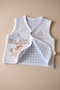 Magic Carousel Embroidered 100% Cotton Lined Vest - Baby Boy - 7