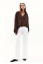 Tunic Blouse With Button Details - CHICORY COFFEE - 2