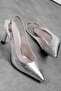 Milion Women's Open Back Pointed Toe Heeled Shoes - 2