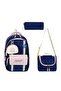 Kız Yıldız Laci Primary School Orthopedic 3-Piece Set with Pen Holder, Foil-Lined Lunch Bag, 3-Compartment Water Bottle 523 - 2