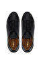 Men's Genuine Leather Black Sneakers & Sports Shoes - 5