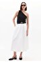 Long Flared Skirt - WHITE - 2