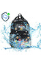 Primary School Orthopedic Waterproof 3 Compartment Primary School Boy's Backpack with Water Bottle - 4