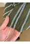 Yankı Hella Striped Single Pocket Shirt-Na878 Khaki - 5