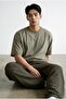 Urban Khaki Oversize Men's T-Shirt