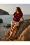 Openwork Knitwear Blouse – Summer Lightweight Textured Comfortable Cut Women's Top - 4