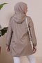 Women's Hooded Zippered Trench Coat – Comfortable Fit, Casual and Stylish - 6