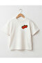 Set of 2 Oversize T-Shirts with Fruit Print on Front and Back, Cotton Comfortable Fit (Pineapple & Strawberry) - 4