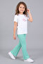 Girls' Cotton T-Shirt and Spanish Leggings Set - 2