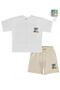 San Surfsea Printed 2-Piece Set for Ages 3-9 - Ecru - 5