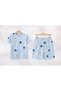 Boys' Star Printed Summer Shorts Home Wear Casual Pajama Set - 3