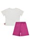 Cherry Bomb Printed Set for Ages 6-9 - Ecru - 3