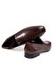 Brown Laceless Genuine Leather Leather Sole Men's Shoes - 2