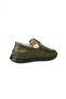 2365 Khaki Leather Moccasin Casual Men's Shoes - 4