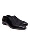 Black Color Lace-Up Genuine Leather Leather Sole Men's Shoes