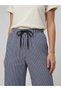 Women's Baggy Striped Sweatpants - 3