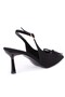 Dza07-12042727 Black 8 cm Thin Heeled Evening Dress Women's Shoes - 5
