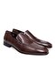 Brown Laceless Genuine Leather Leather Sole Men's Shoes
