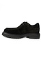 598 Black Suede Leather Classic Men's Shoes - 3