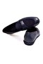 Dark Blue Color Laceless Genuine Leather Suede Men's Shoes - 2