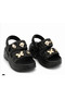 Women's Thick Sole Knitted Strap Stone Slippers Sandals - 4