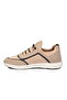 Beige Lightweight Flexible Lock Lace-Up Men's Sports Shoes Bertina m - 4