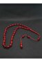 Squeeze Fire Amber Natural Stone 33 Habbeli Stone Systematic Braided Tassel Prayer Beads Men's Accessory Islamic Religion - 4