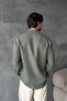 Men's Oversize Striped Modal Shirt - 6
